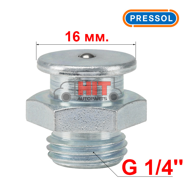 Шестограмна гресьорка с плоска глава G 1/4'' Шестограмна гресьорка с плоска глава G 1/4''