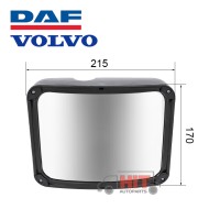 Тротоарно огледало 170x215 мм за DAF и Volvo