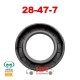 Семеринг 28x47x7 за IVECO, NEW HOLLAND, FIAT, CASE Семеринг 28x47x7 за IVECO, NEW HOLLAND, FIAT, CASE