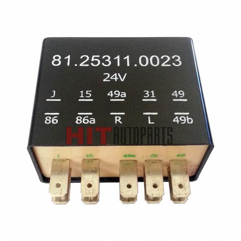 Реле за мигачи MAN 24V 10 крачета Реле за мигачи MAN 24V 10 крачета