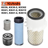 Комплект филтри за мини багер Kubota KX36, KX41, KX61 (Серия 2)
