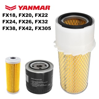 Комплект филтри за Yanmar FX18, FX20, FX22 - FX305 Комплект филтри за Yanmar FX18, FX20, FX22 - FX305