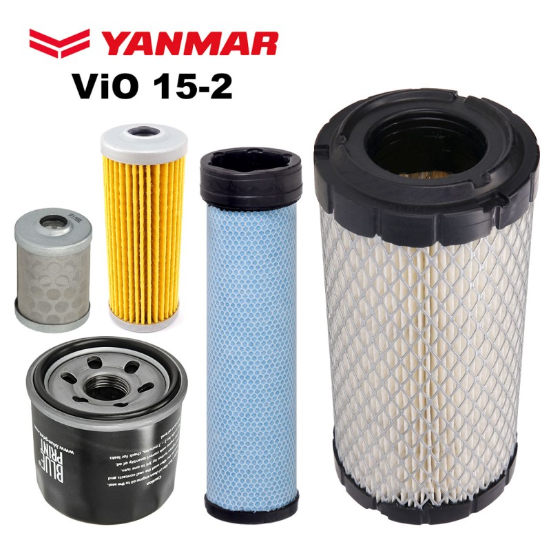 Комплект филтри за багер YANMAR VIO 15-2 Комплект филтри за багер YANMAR VIO 15-2