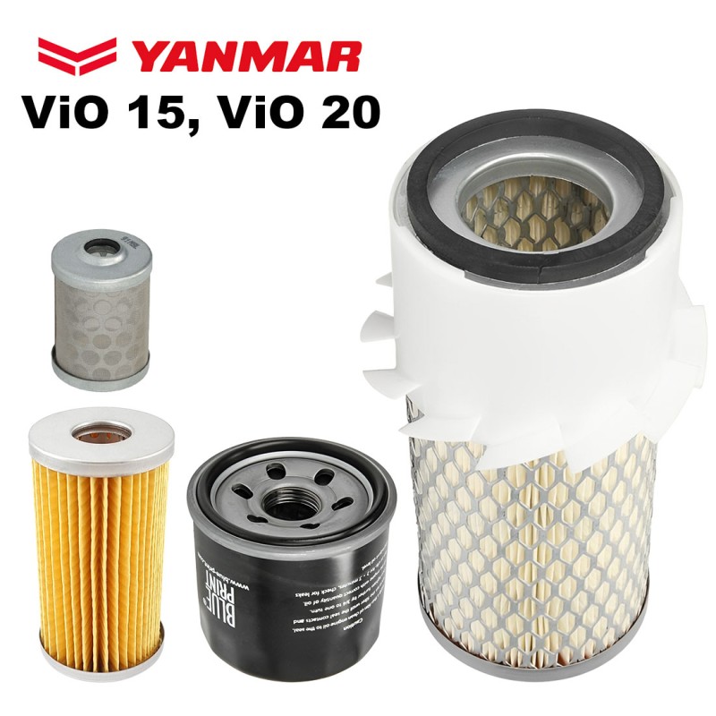 Комплект филтри за багер YANMAR VIO 15, VIO 20 Комплект филтри за багер YANMAR VIO 15, VIO 20