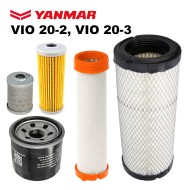 Комплект филтри за багер YANMAR VIO 20-2, VIO 20-3