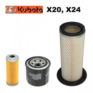 Комплект филтри за трактор Kubota Saturn X20 и X24