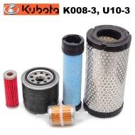 Комплект филтри за мини багер Kubota K008-3, U10-3