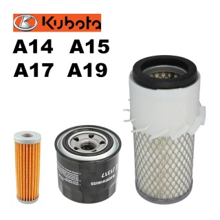 Комплект филтри за трактор Kubota А14, А15, A17, А19