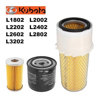 Комплект филтри за трактор Kubota L1802, L2002, L2202, L2402, L2602, L2802, L3202