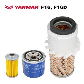 Комплект филтри за трактор Yanmar F16 и F16D Комплект филтри за трактор Yanmar F16 и F16D