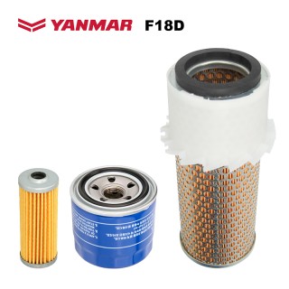 Комплект филтри за трактор Yanmar F18D Комплект филтри за трактор Yanmar F18D