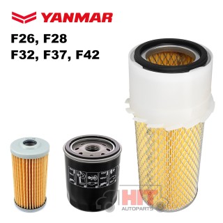 Комплект филтри за трактор Yanmar F26, F28, F32, F37, F42