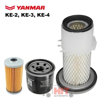Комплект филтри за трактор Yanmar KE-2, KE-3, KE-4
