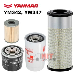 Комплект филтри за трактор Yanmar YM342 и YM347 Комплект филтри за трактор Yanmar YM342 и YM347