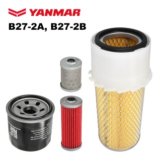 Комплект филтри за Yanmar B27-2A, B27-2B