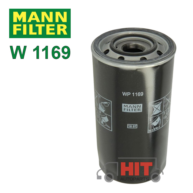 Маслен филтър WP1169 MANN-FILTER