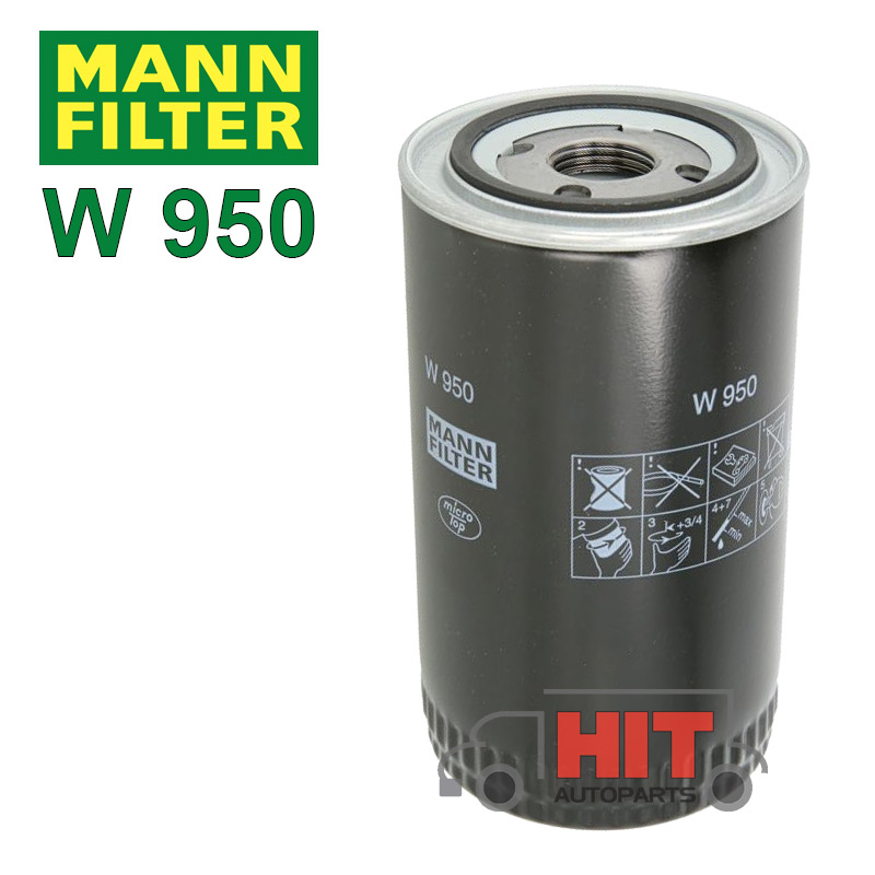 Маслен филтър W950 MANN-FILTER Маслен филтър W950 MANN-FILTER