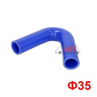 Силиконов маркуч коляно Ф35 - 45°