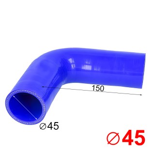 Силиконов маркуч коляно Ф45 - 90°