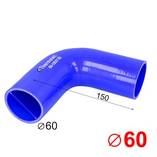 Силиконов маркуч коляно Ф60 - 90°