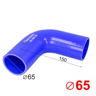 Силиконов маркуч коляно Ф65 - 90°