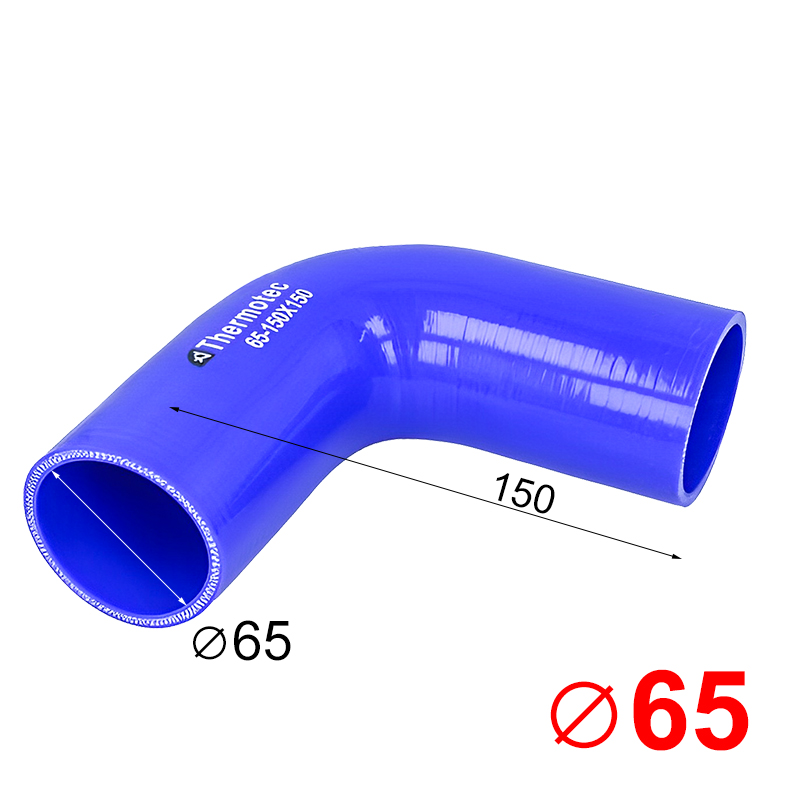 Силиконов маркуч коляно Ф65 - 90° Силиконов маркуч коляно Ф65 - 90°