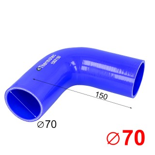 Силиконов маркуч коляно Ф70 - 90°