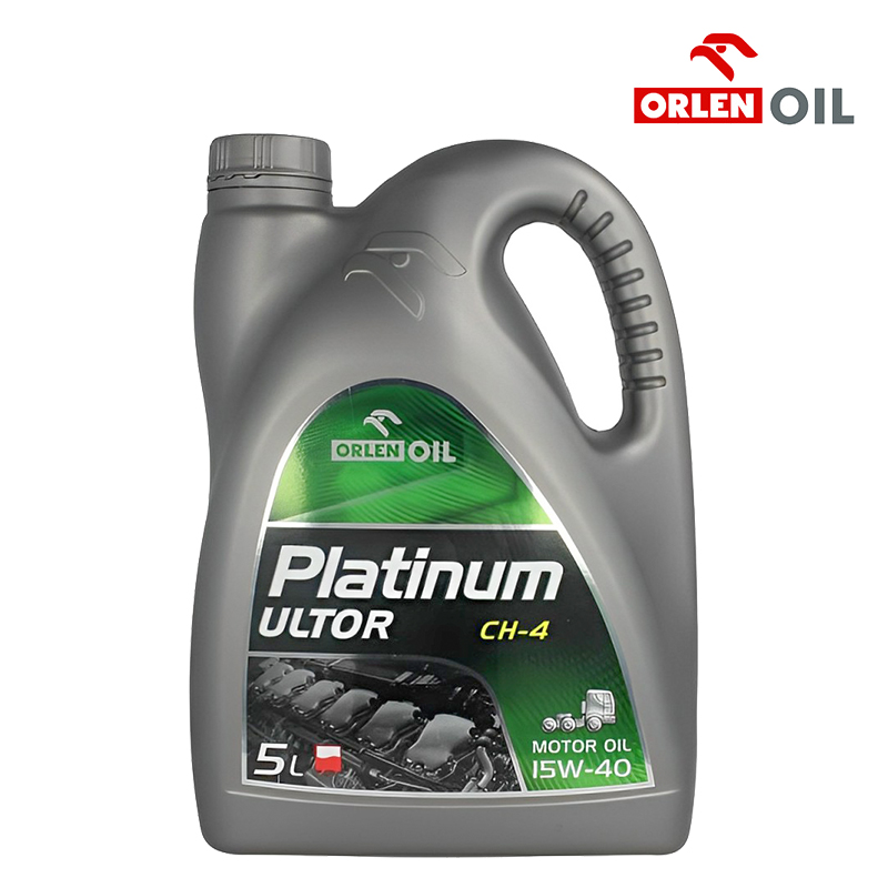 Двигателно масло 15W40 за трактори, камиони, автобуси Orlen PLATINUM ULTOR CH-4 5L Двигателно масло 15W40 за трактори, камиони, автобуси Orlen PLATINUM ULTOR CH-4 5L