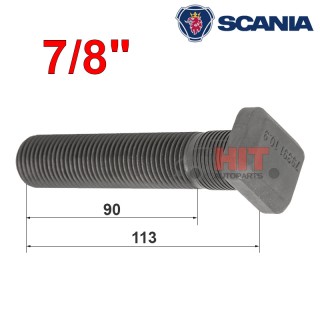Болт барабанен SCANIA 7/8 113mm Болт барабанен SCANIA 7/8 113mm