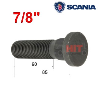 Болт барабанен SCANIA 7/8 85mm Болт барабанен SCANIA 7/8 85mm