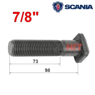 Болт барабанен SCANIA 7/8 98mm Болт барабанен SCANIA 7/8 98mm