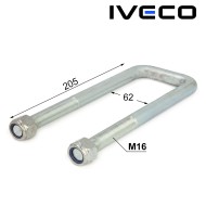 Скоба за ресор на IVECO - M16 (62x205 мм)