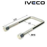 Скоба за ресор на IVECO - M16 (82x200 мм)