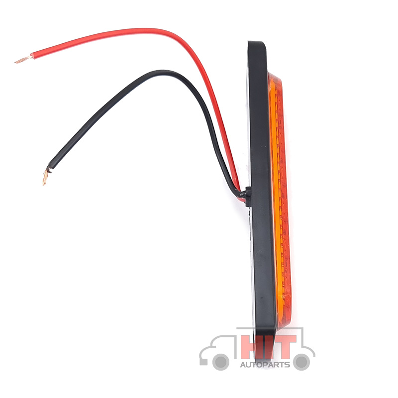 Мигащ оранжев LED габарит с 6 диода 12V/24V Мигащ оранжев LED габарит с 6 диода 12V/24V