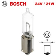 Халогенна крушка BOSCH 24V, 21W, BAY9S за мигачи