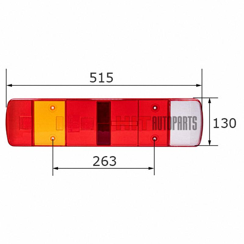 Стъкло за стоп на VOLVO, SCANIA, DAF Стъкло за стоп на VOLVO, SCANIA, DAF
