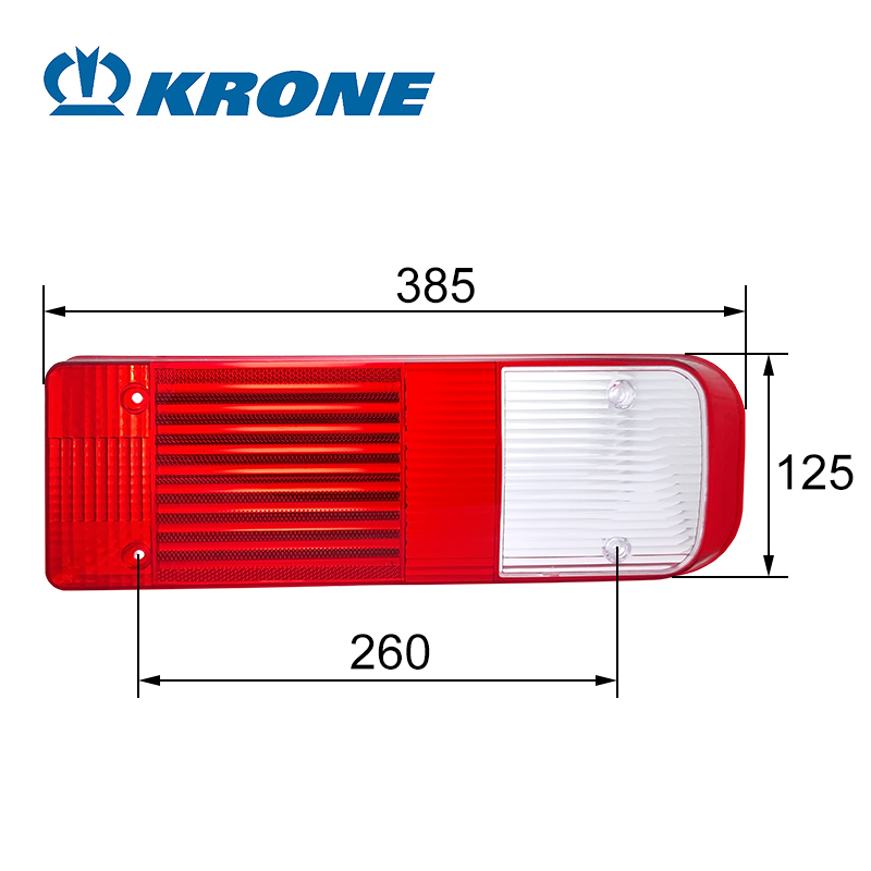 Стъкло за стоп на ремарке Krone Ecostar II