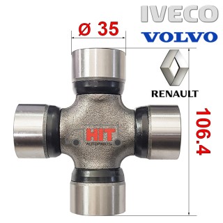 Каре за кардан 35x106,4 IVECO, RENAULT, VOLVO