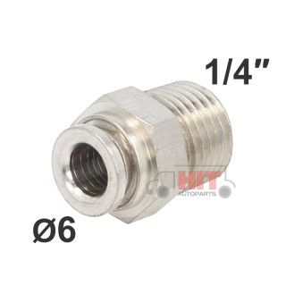 Прав съединител свръзка ф6 - 1/4″