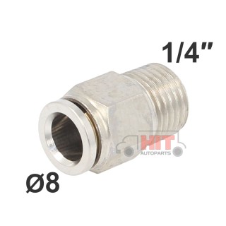 Прав съединител свръзка ф8 - 1/4″